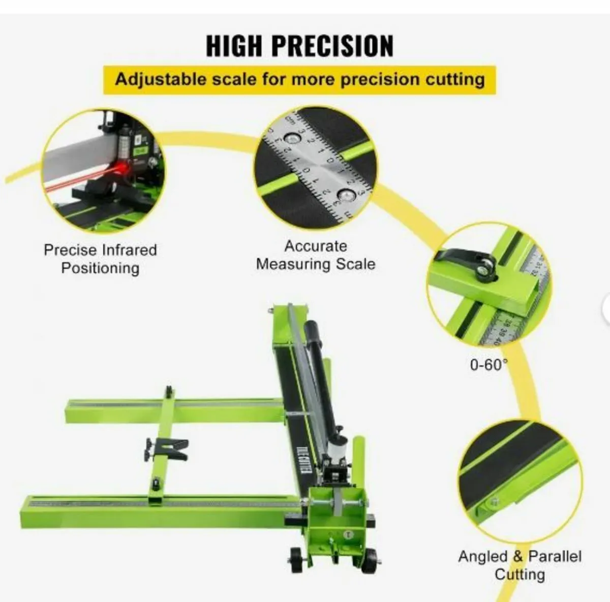 Tile Cutter 47-Inch Manual Tile Cutter 1.4-Inch - Image 4