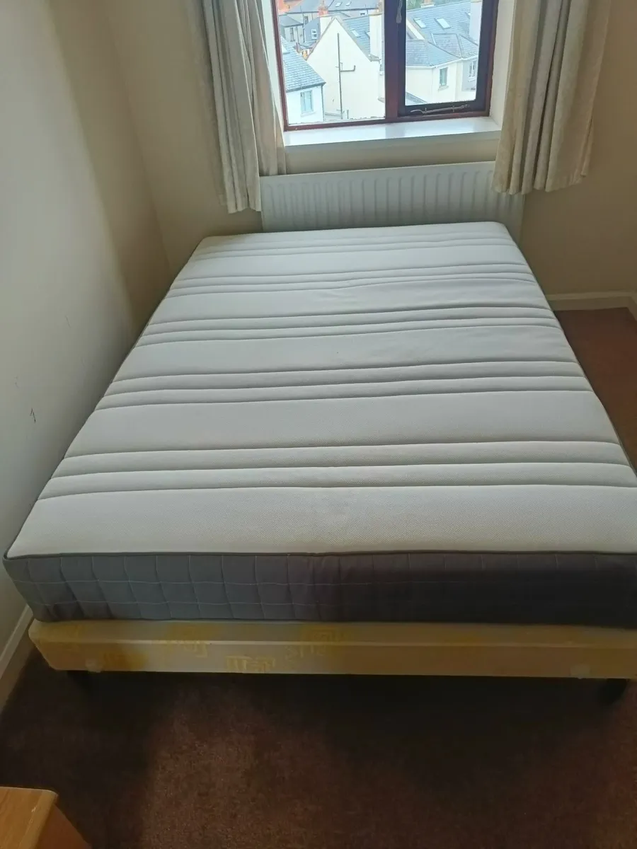 Bed frame and mattress - Image 1
