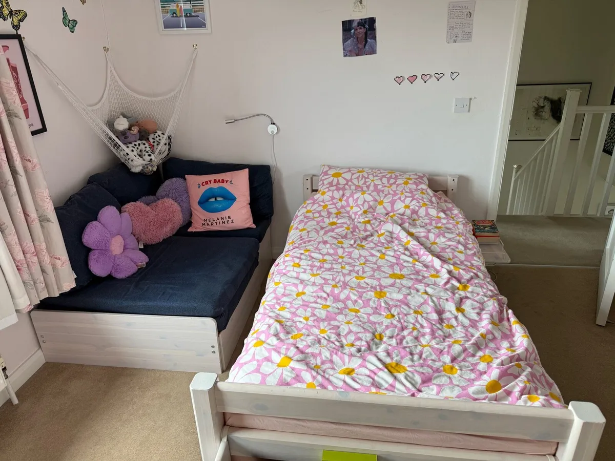 Flexa Single Bed with Pull Out Sofa Bed - Image 1