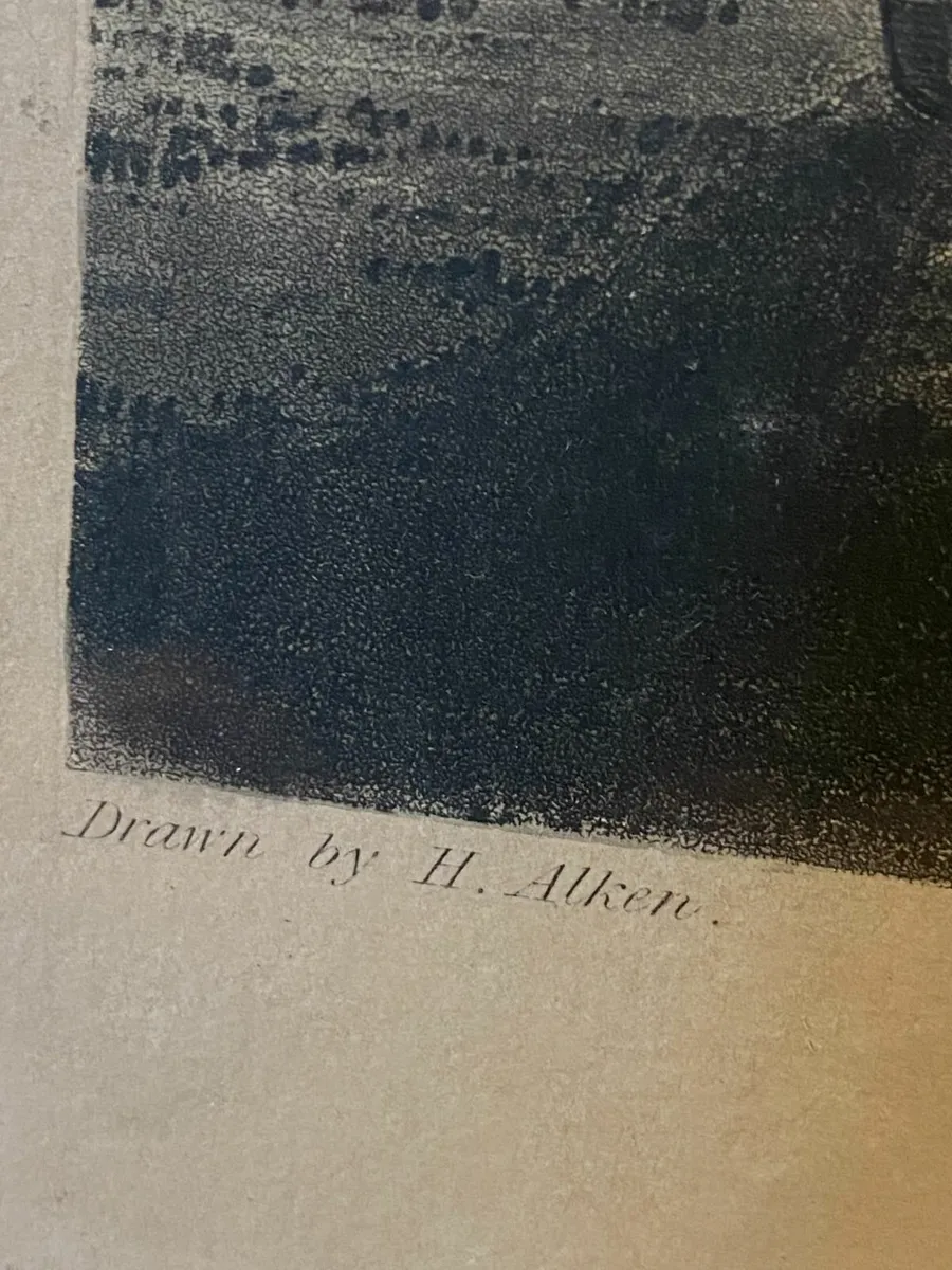 The 1st Steeplechase on Record Four Plates FRAMED - Image 2