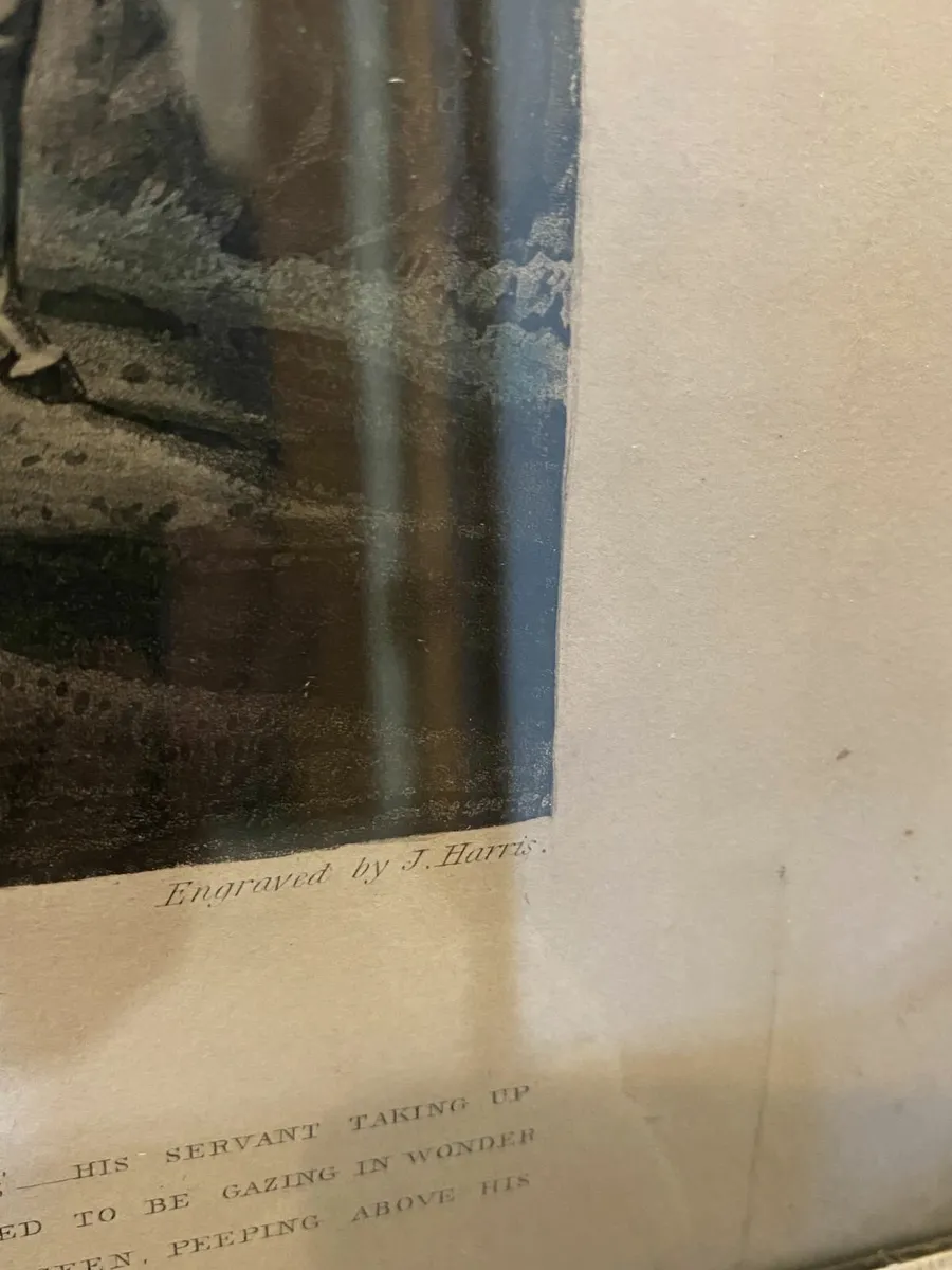 The 1st Steeplechase on Record Four Plates FRAMED - Image 3