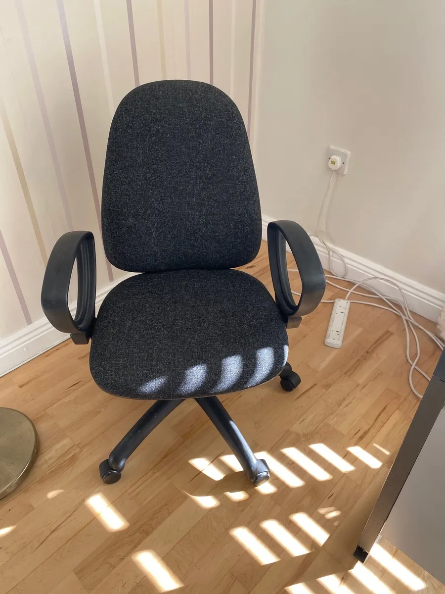 Study desk and adjustable chair and tv corner unut - Image 1