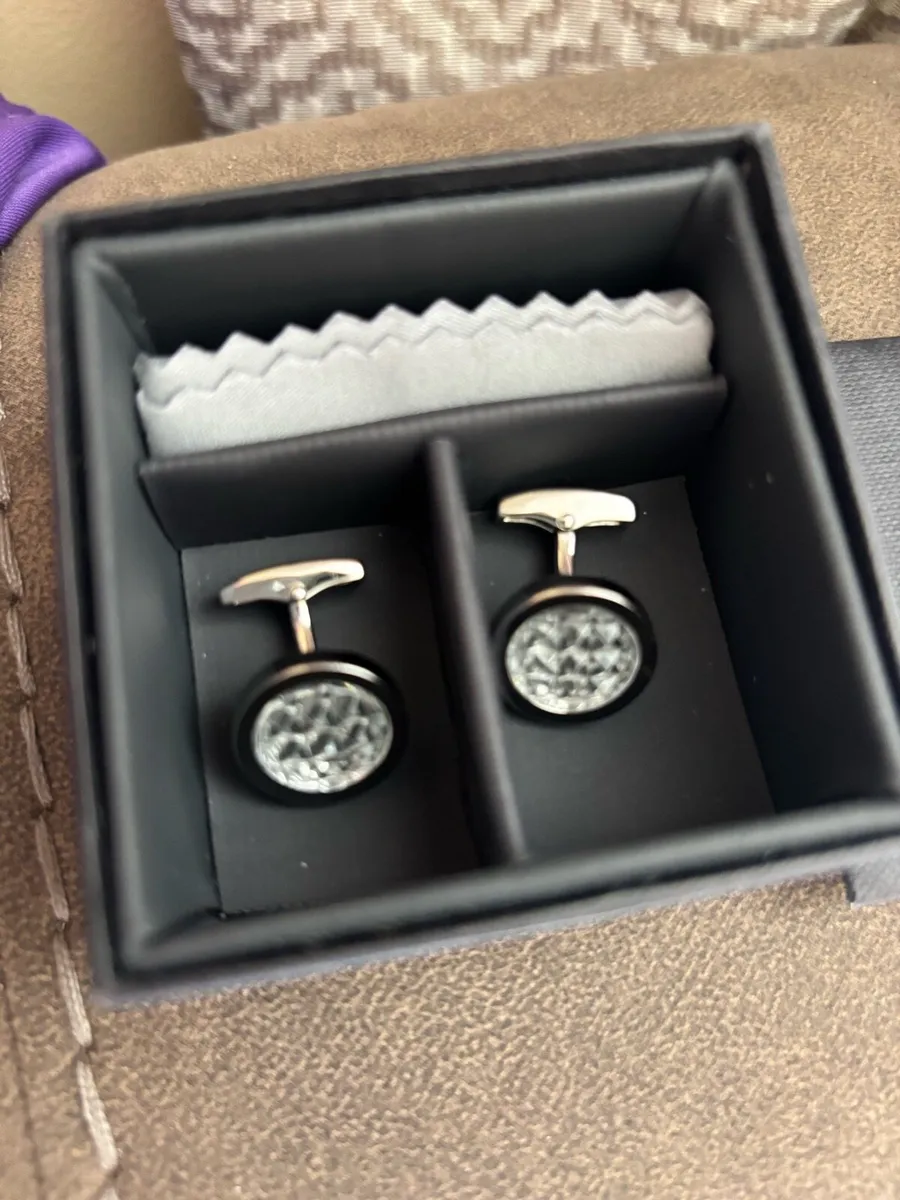 Waterford crystal cuff links - Image 1