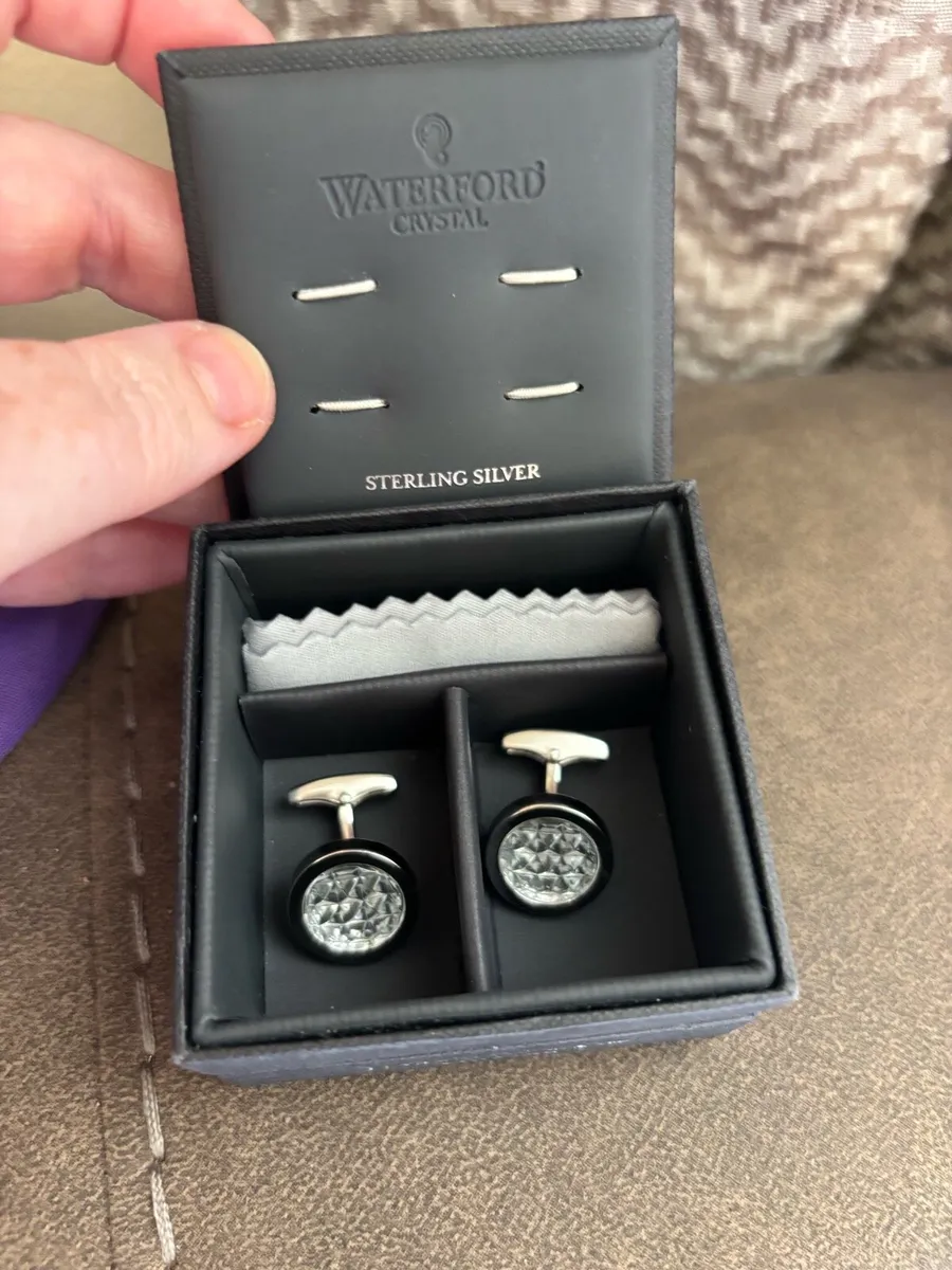 Waterford crystal cuff links - Image 2