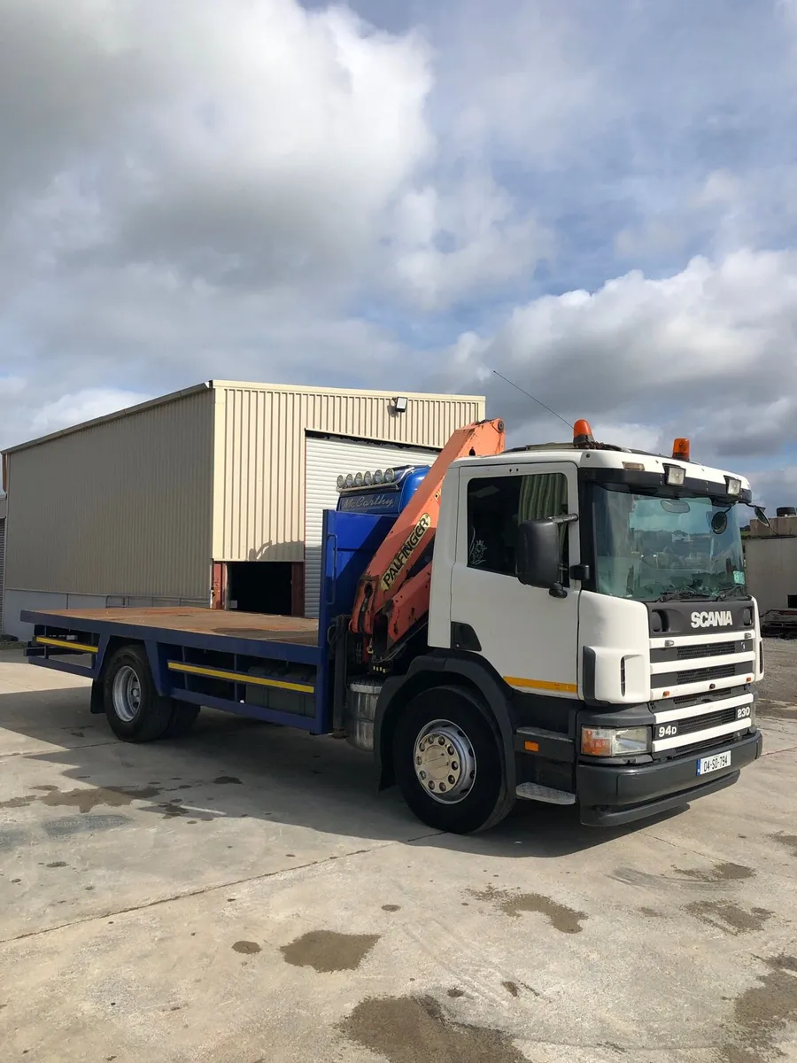 Scania 94D crane truck - Image 1