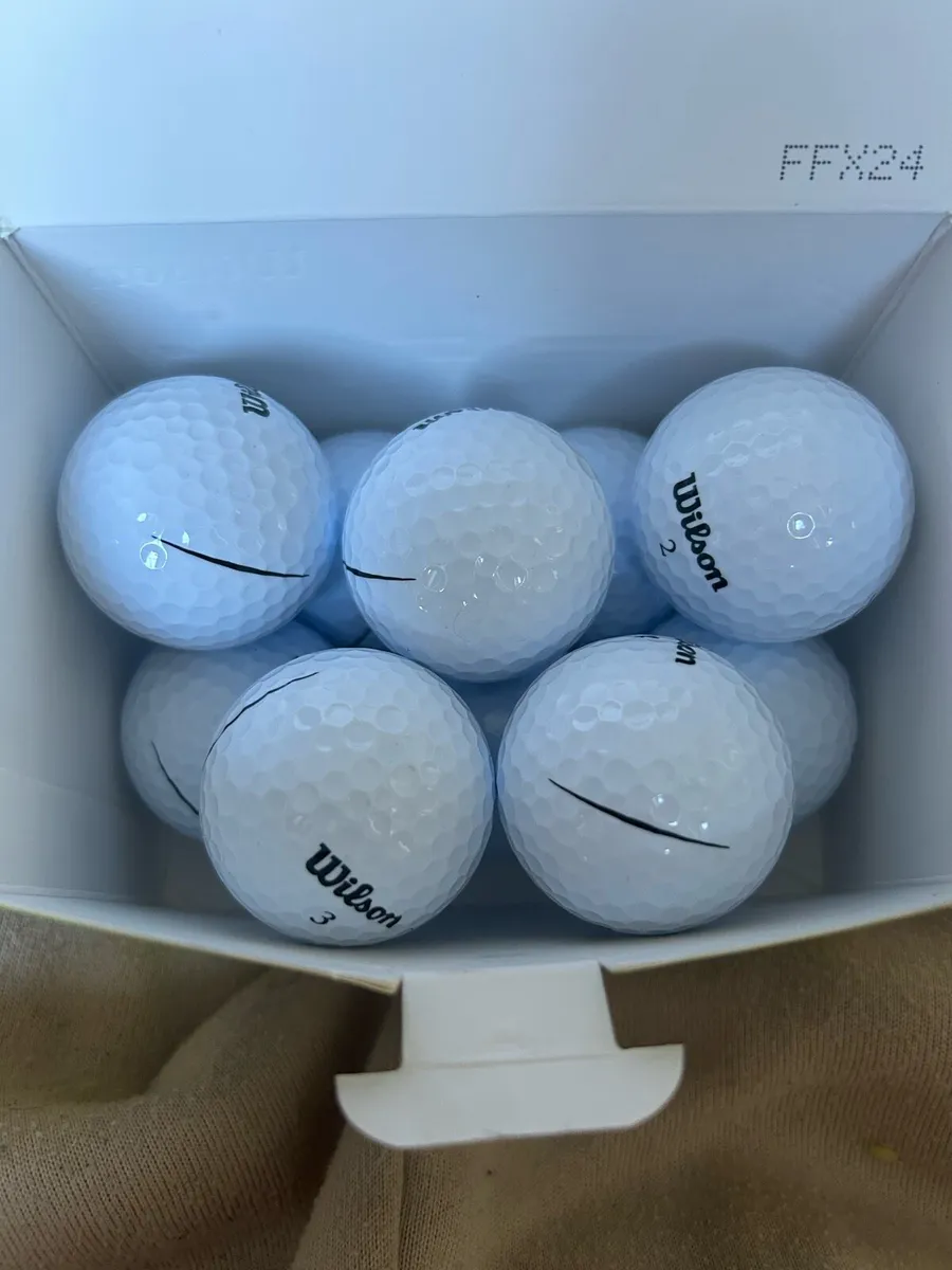 2 golf wedges and 1 putter golf balls and tees - Image 2