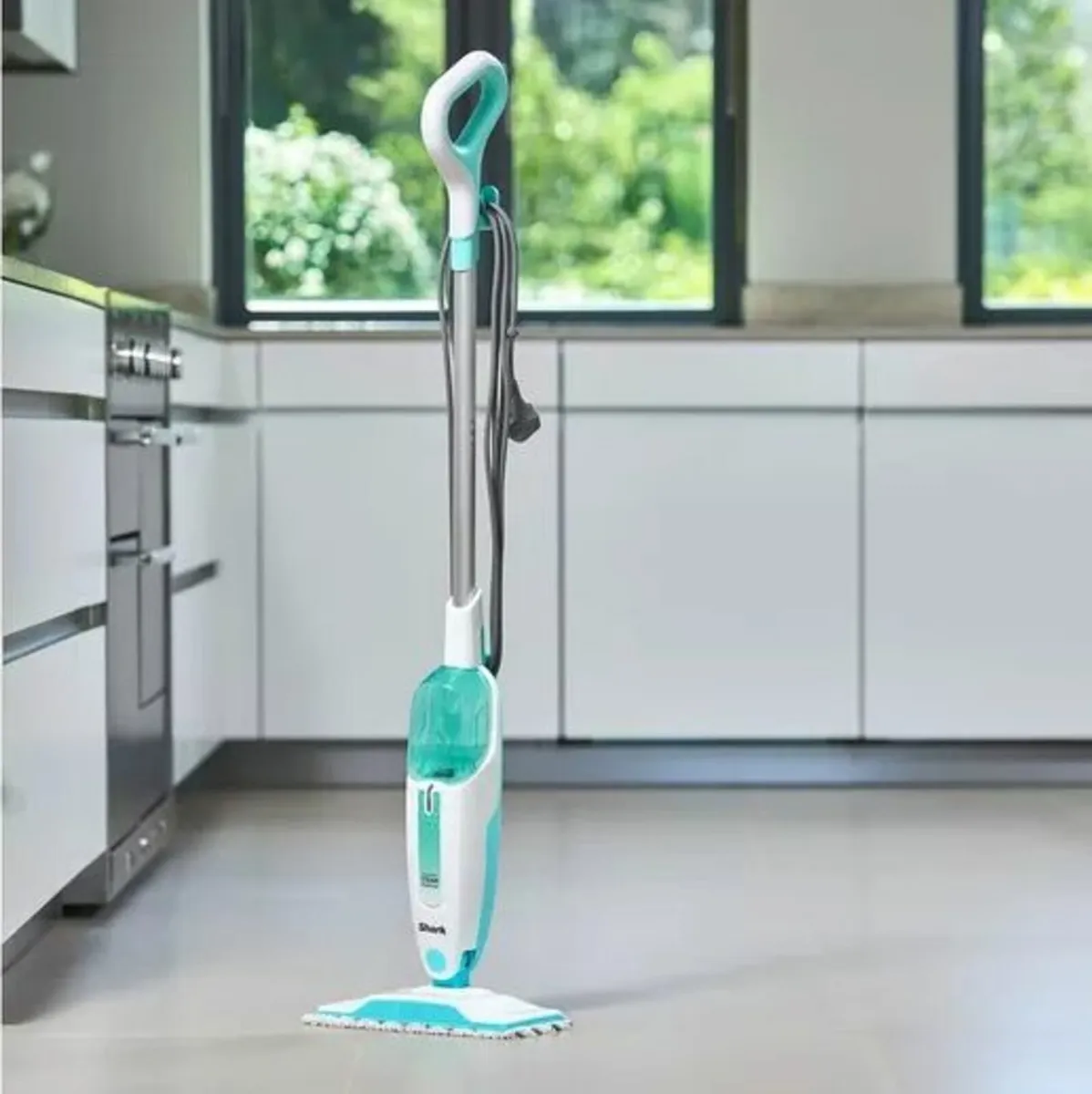 SHARK S1000UK Pro Steam Mop - White & Mint - Image 4