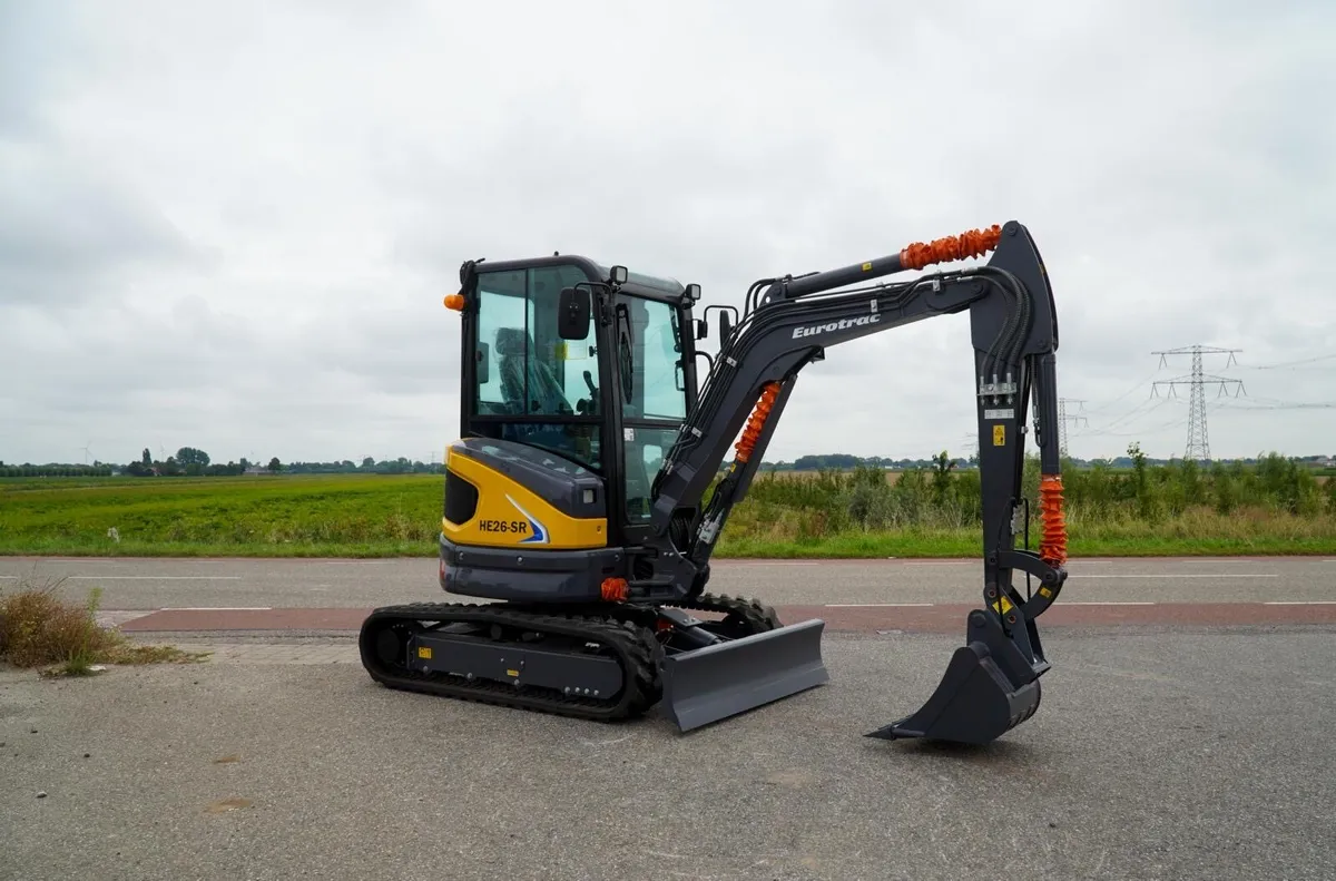 NEW Eurotrac HE26-SR Mini Excavator (2.6T) - Image 1