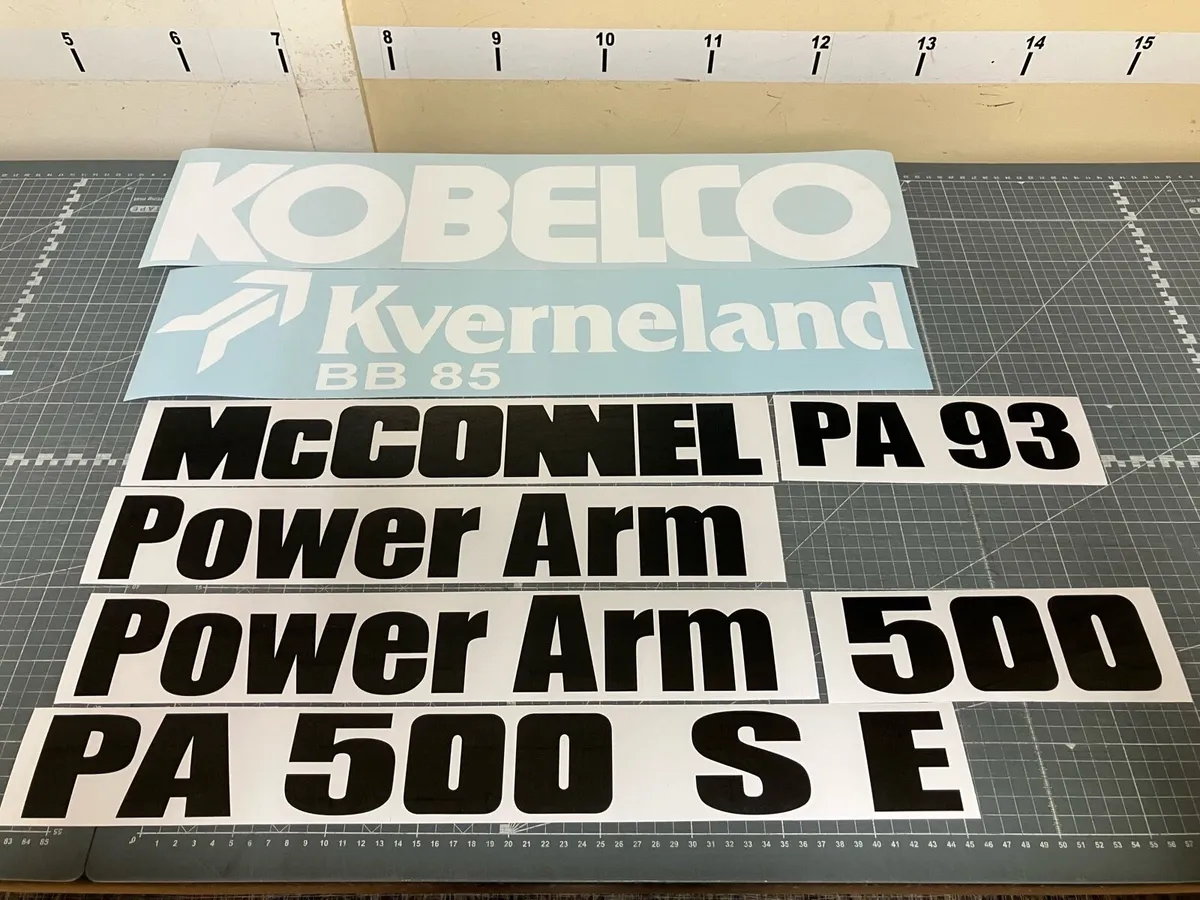 Replacement decals made for machinery etc. - Image 3