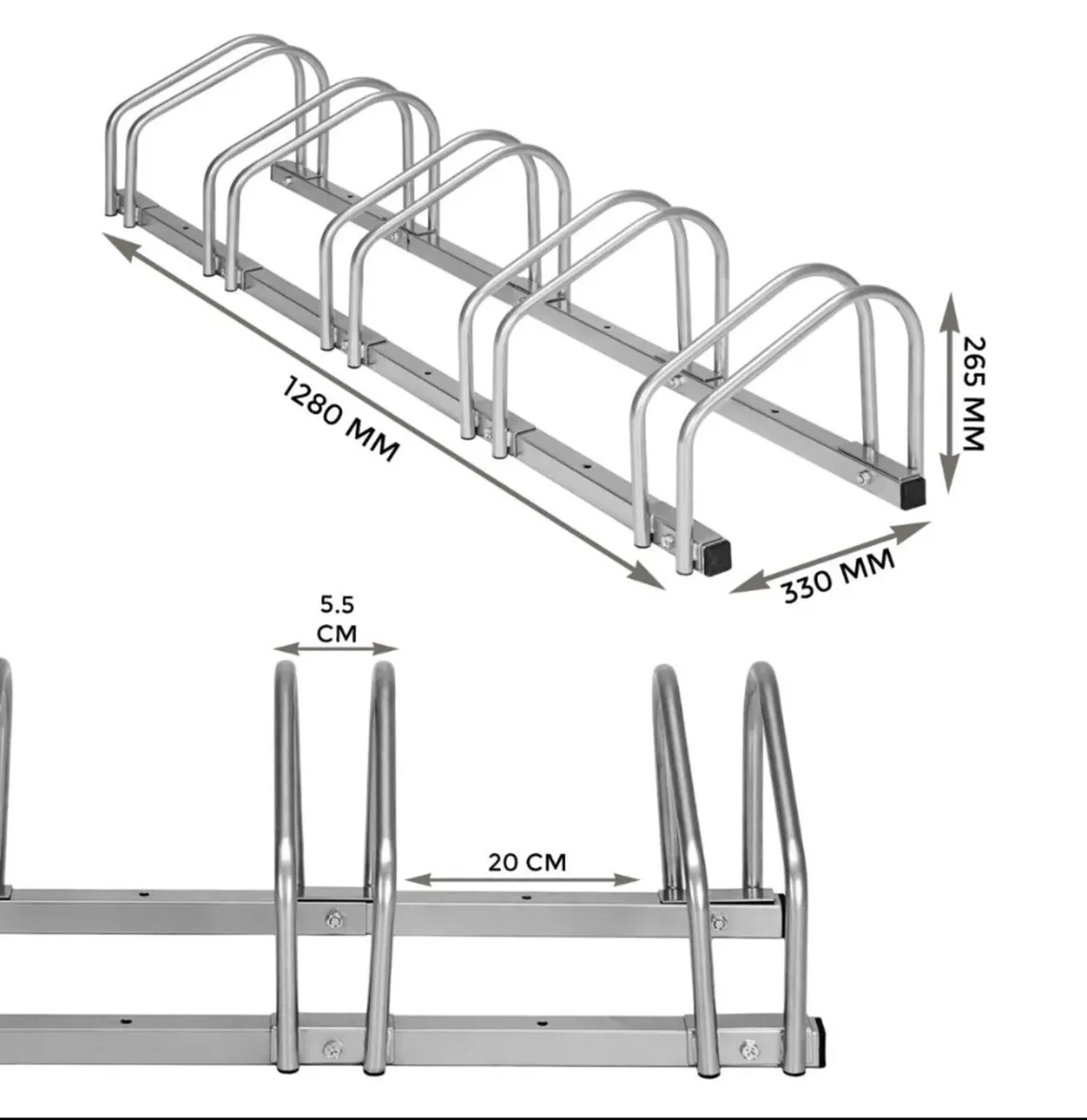 NEW Bicycle Parking Stand Steel Bike Rack - Image 3