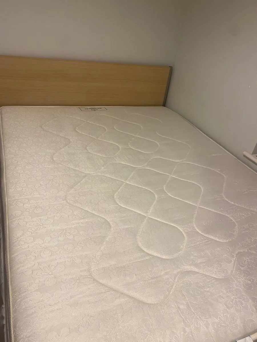 King size bed and mattress - Image 4