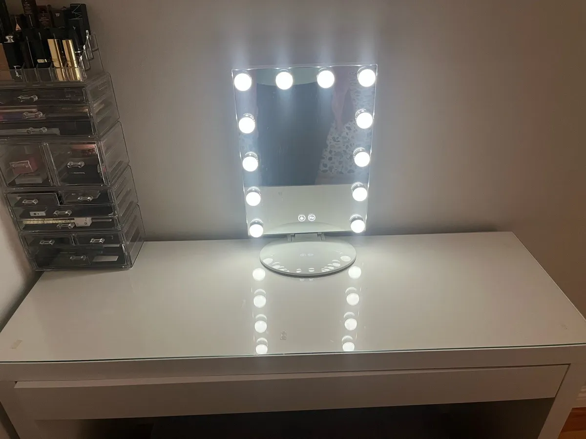 Makeup Table & Bluetooth Mirror - Image 3