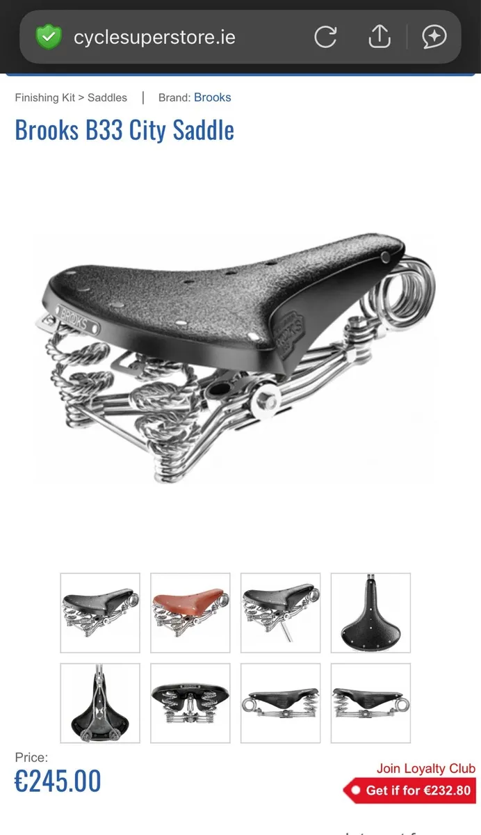 Brooks B33 Saddle - Image 1