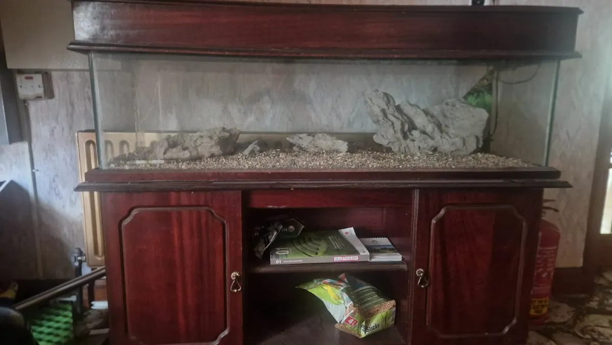 Fish tank with stand - Image 1
