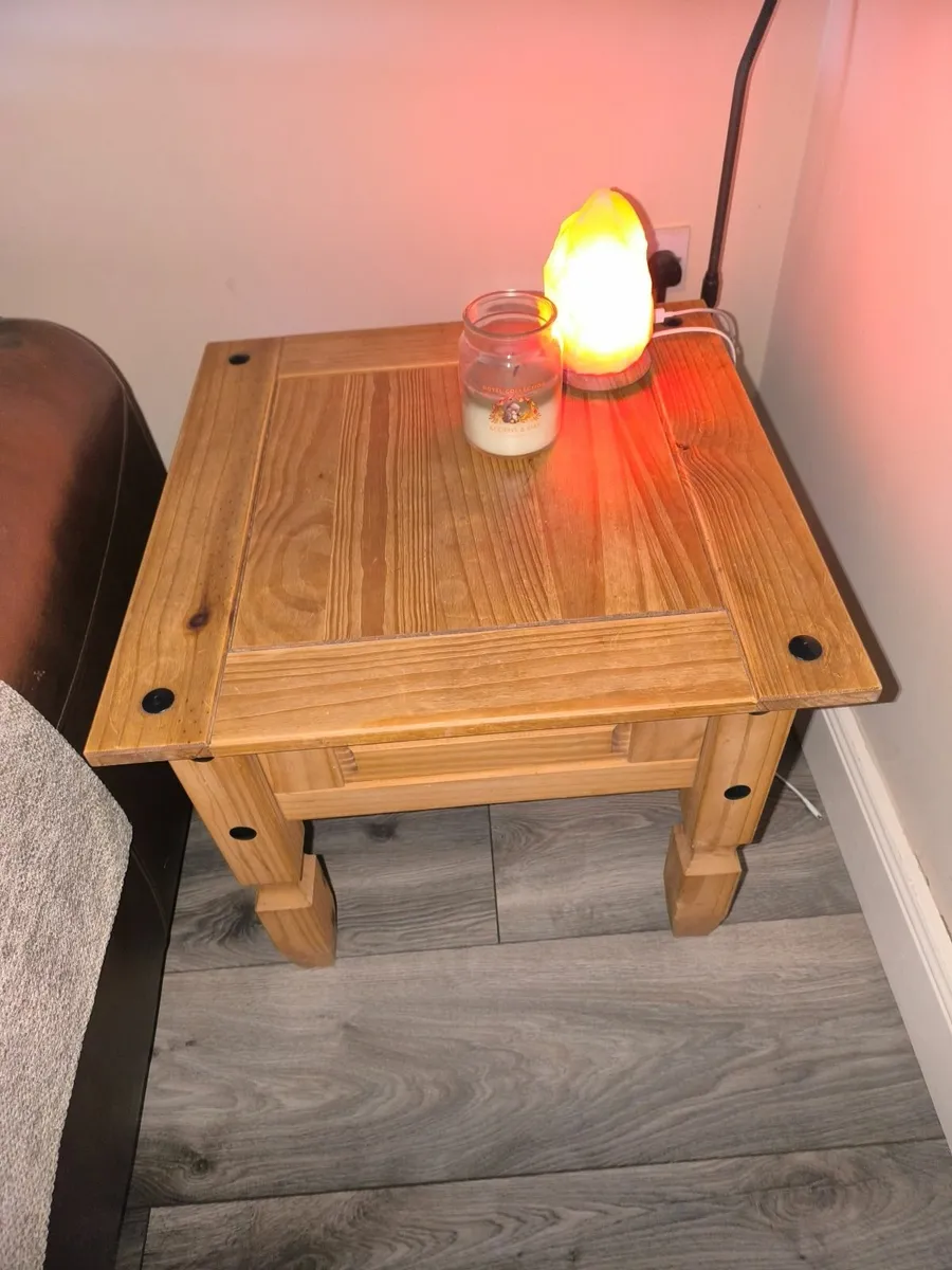 Mexican pine furniture set - Image 1
