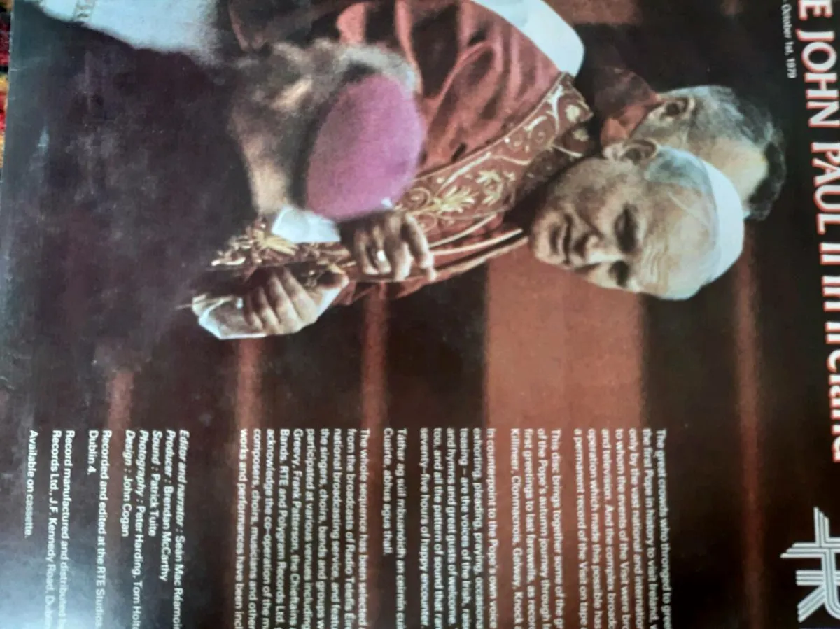Pope John Paul Visit Vinyl - Image 1