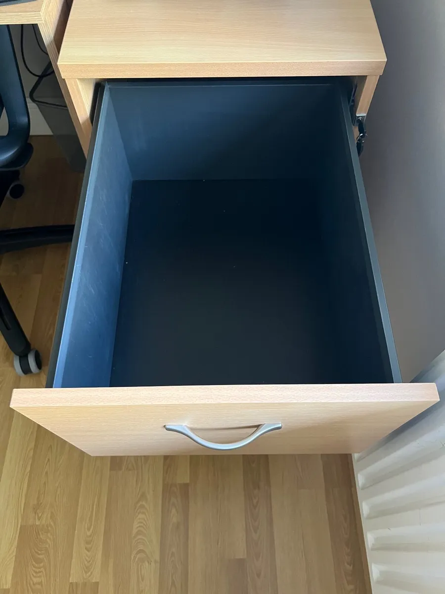Locking Two Drawer Office Filing Cabinet - Image 2
