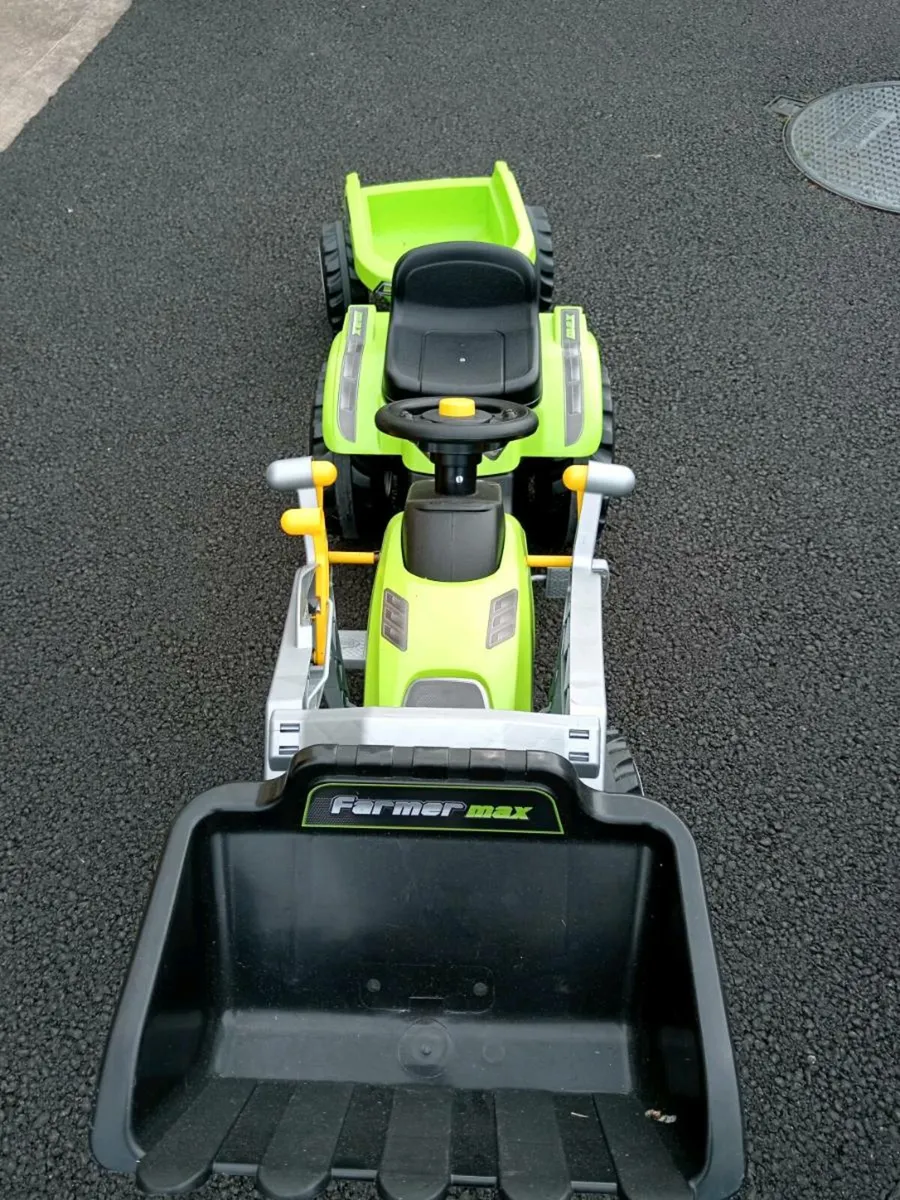 Smoby tractor and trailer - Image 2
