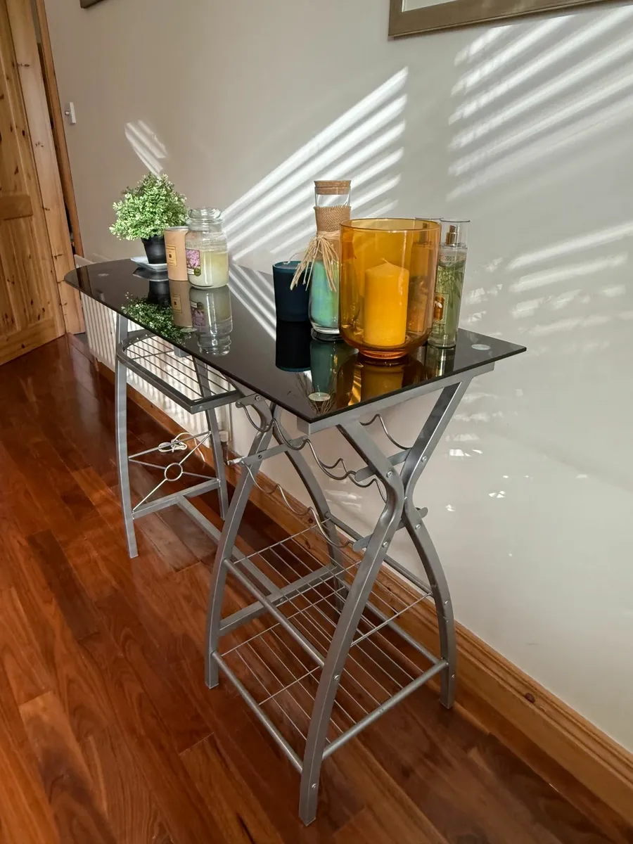 Stylish High Table with Storage (D15) - Image 2