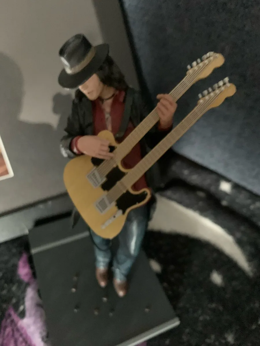 Bon Jovi signed figure  with it - Image 3