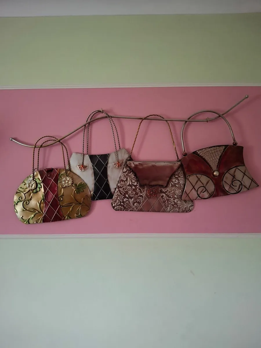 Metal Handbags Wall Art - Image 1