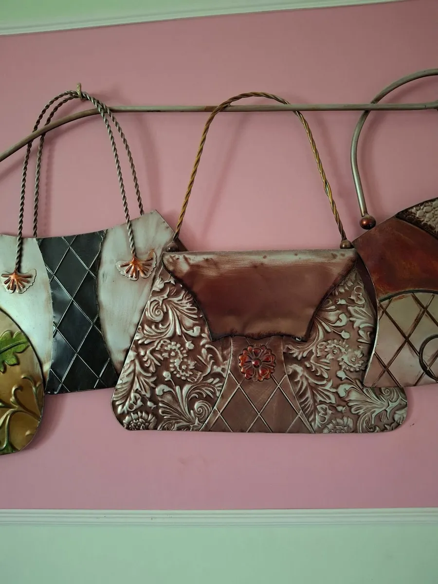 Metal Handbags Wall Art - Image 3