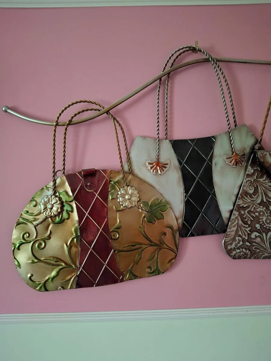 Metal Handbags Wall Art - Image 4
