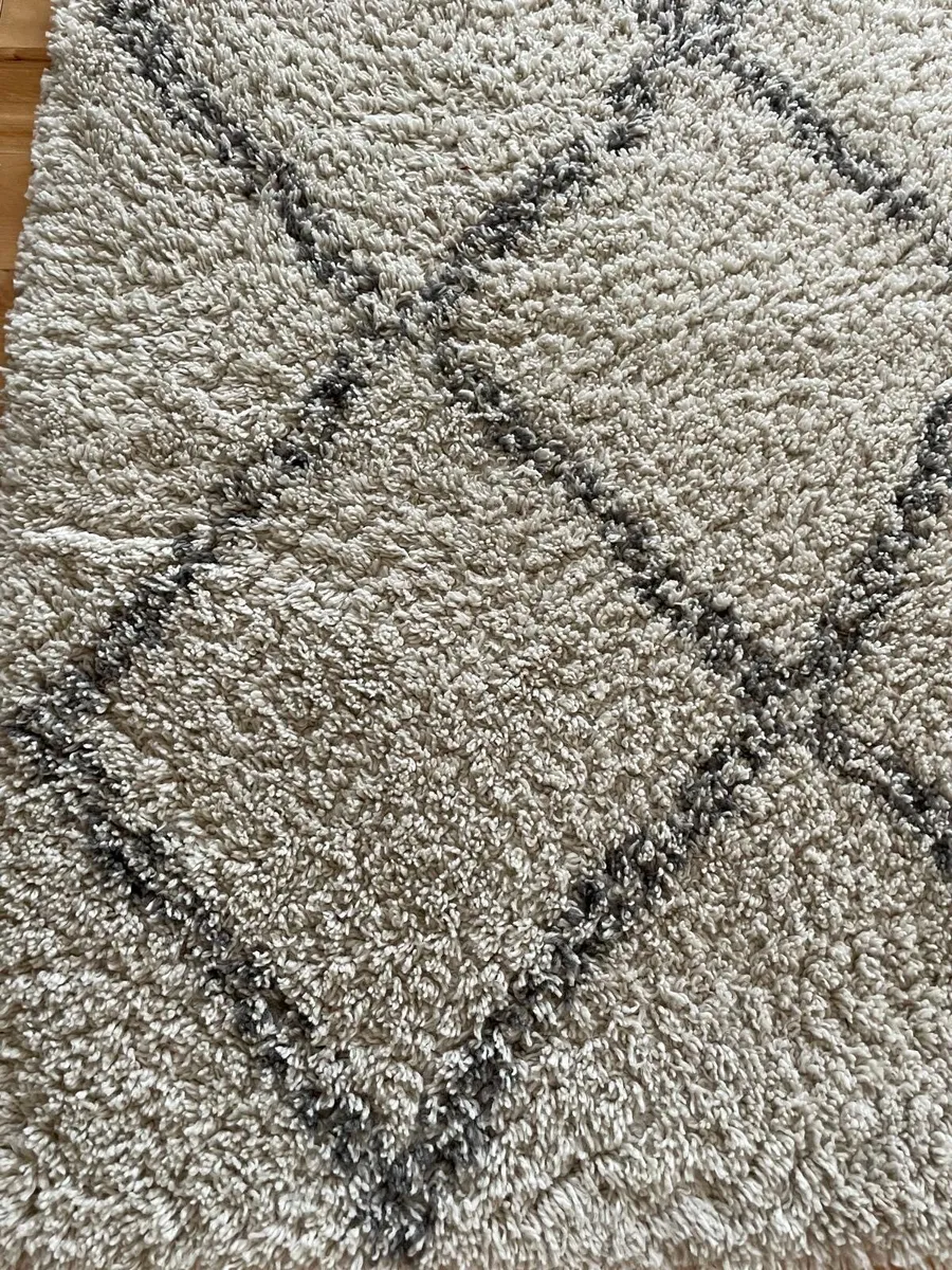JYSK grey & off white rug 160 x 230cm - Image 2