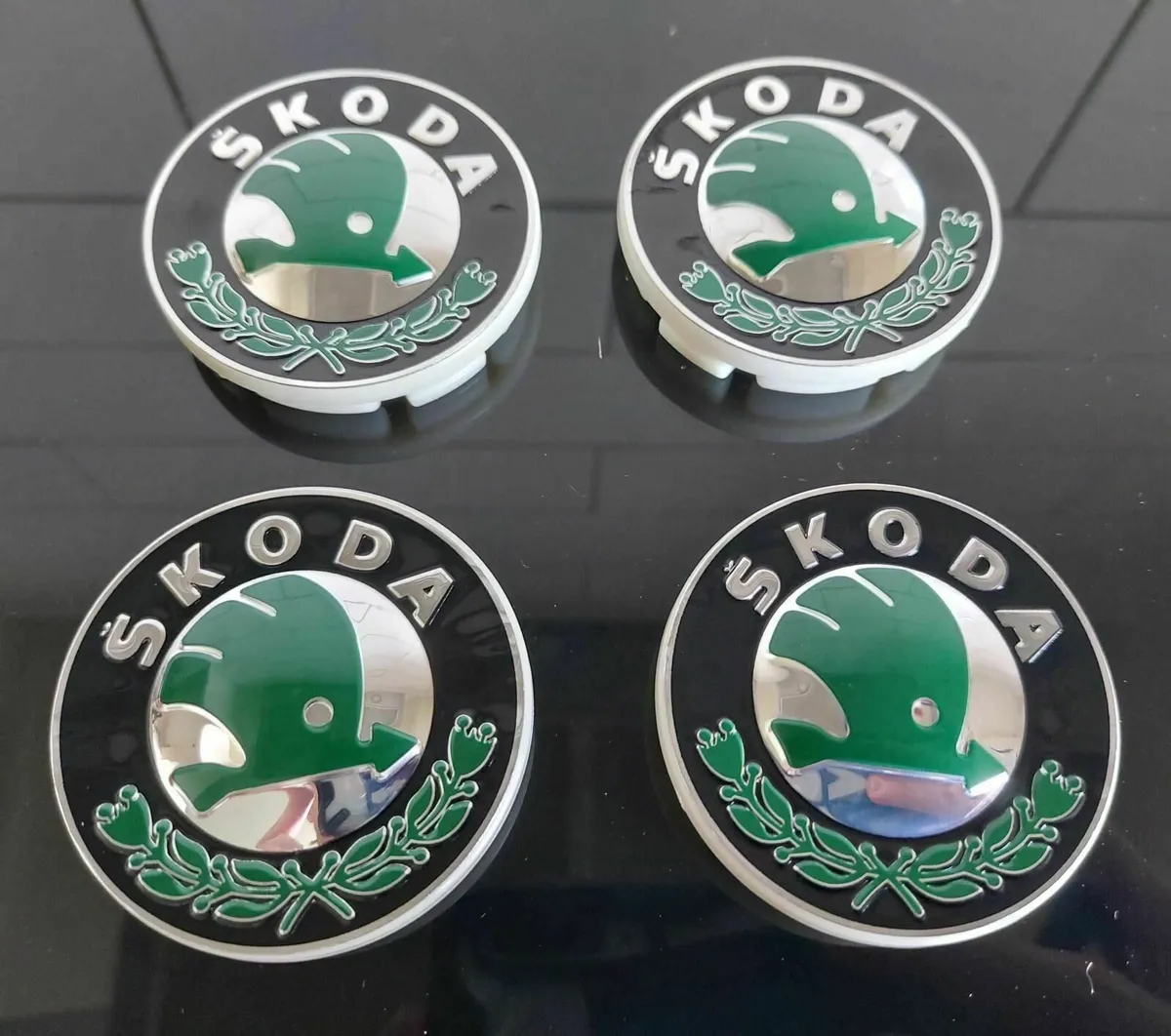 Skoda Centre Caps - FREE POST - Image 1