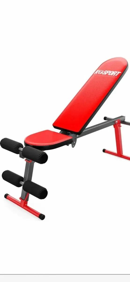 Foldable Workout Bench and 20kg Pump Kit with bar - Image 3