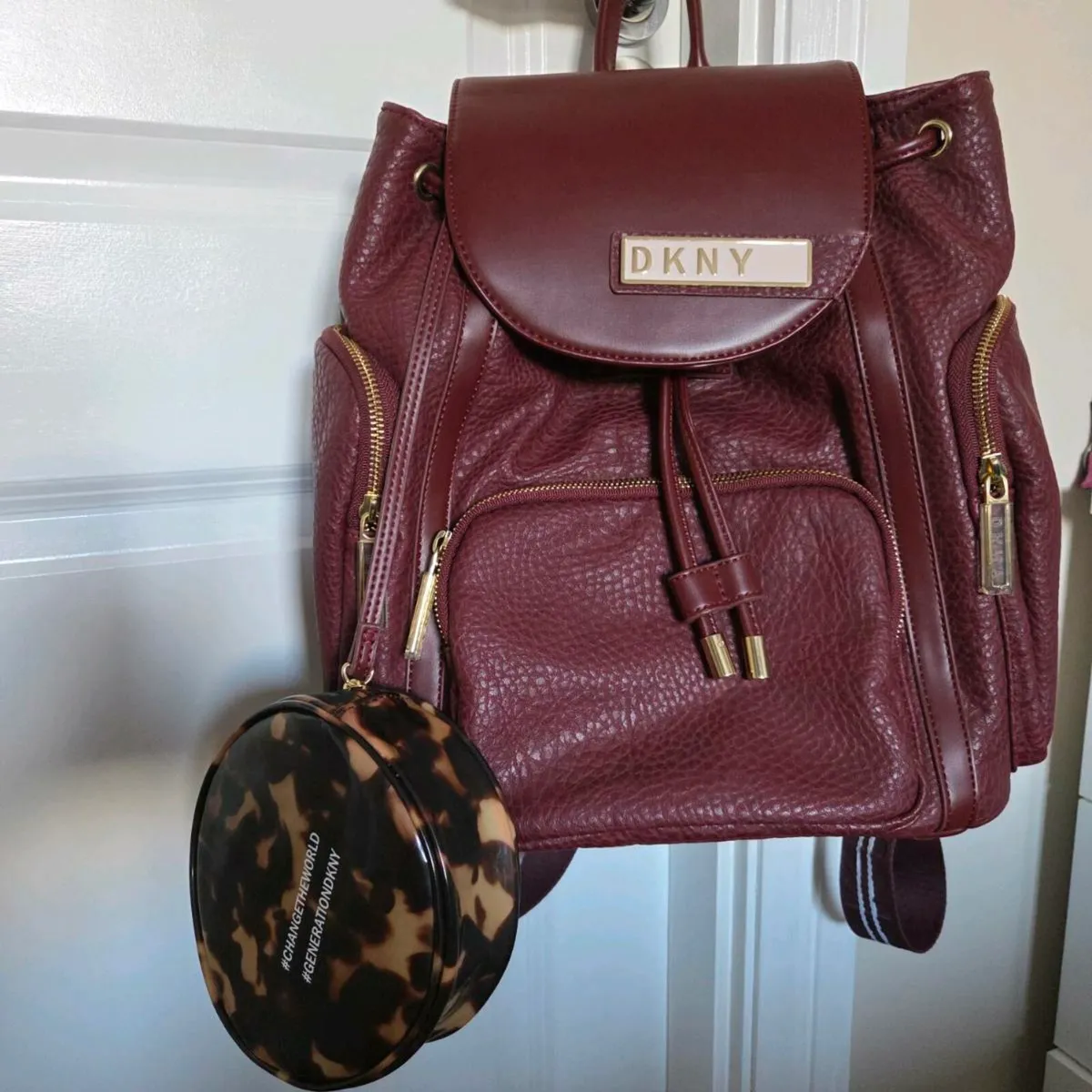 Dkny rapture backpack wine perfect condition - Image 1