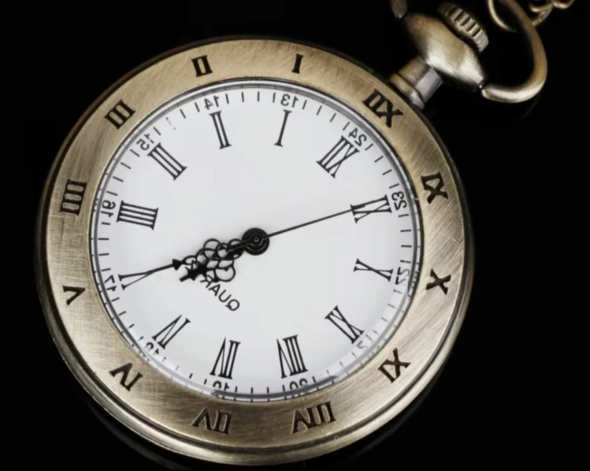 Large Dial Display, watch and chain, Free Post - Image 2