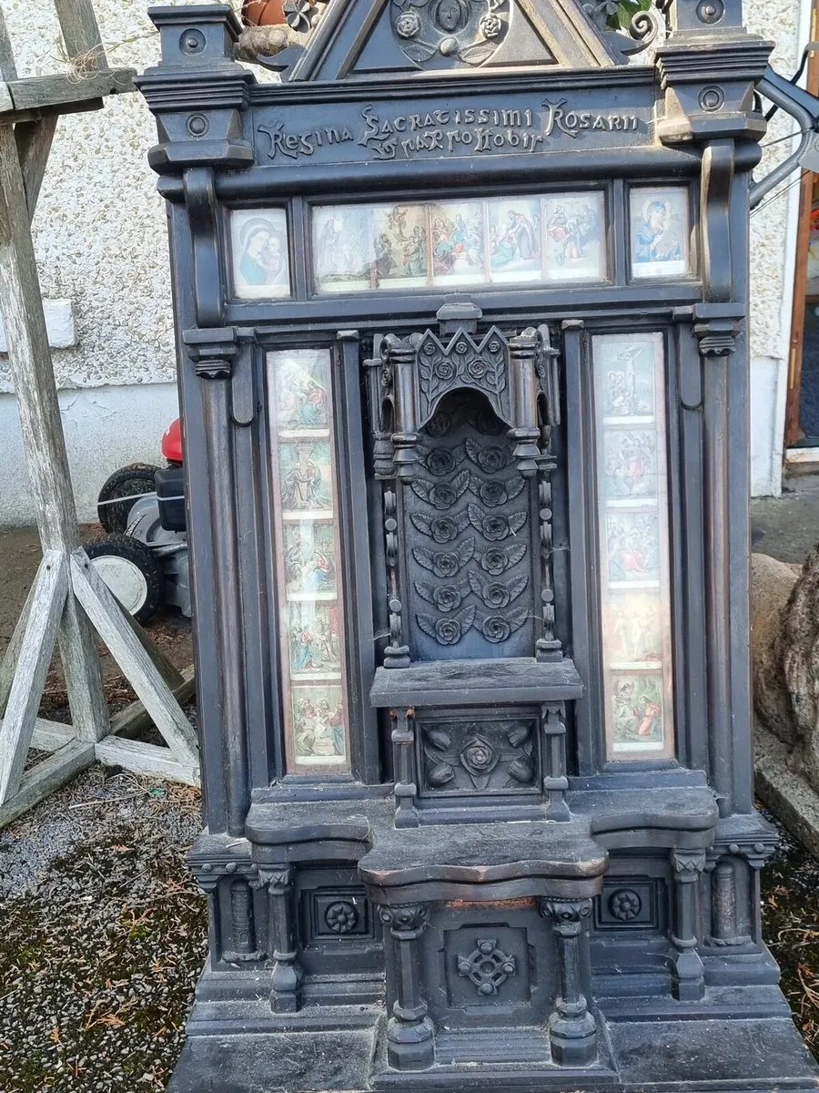 Antique carved piece from convent - Image 2