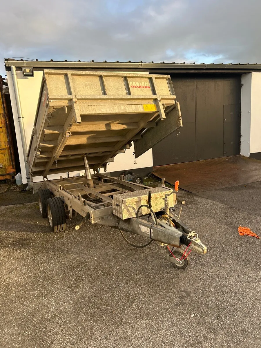 10 x5”6 ft pro- fit electric tipper trailer - Image 1