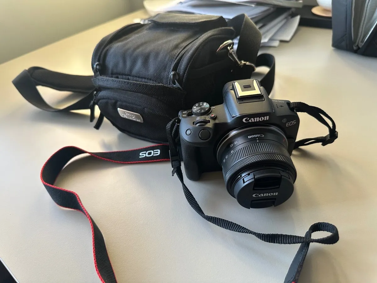 Canon EOS R50 Mirrorless Camera, Black + RF-S 18-4 - Image 2
