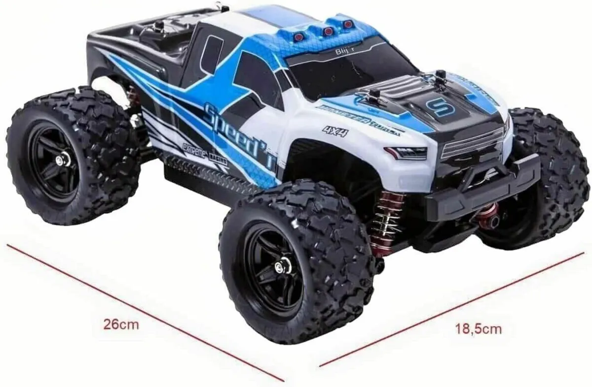 RC Remote Control Car 45 km/h, 1:18, Replacemnet b - Image 2