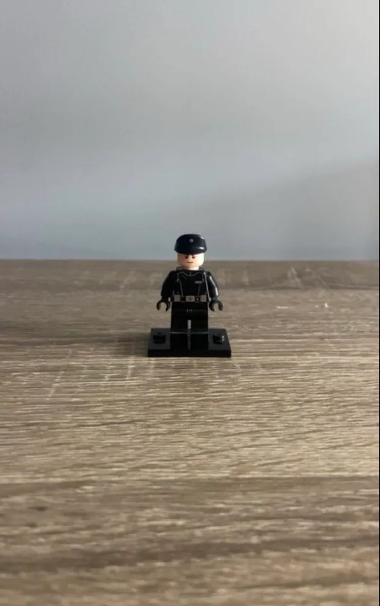Lego Star Wars black imperial officer