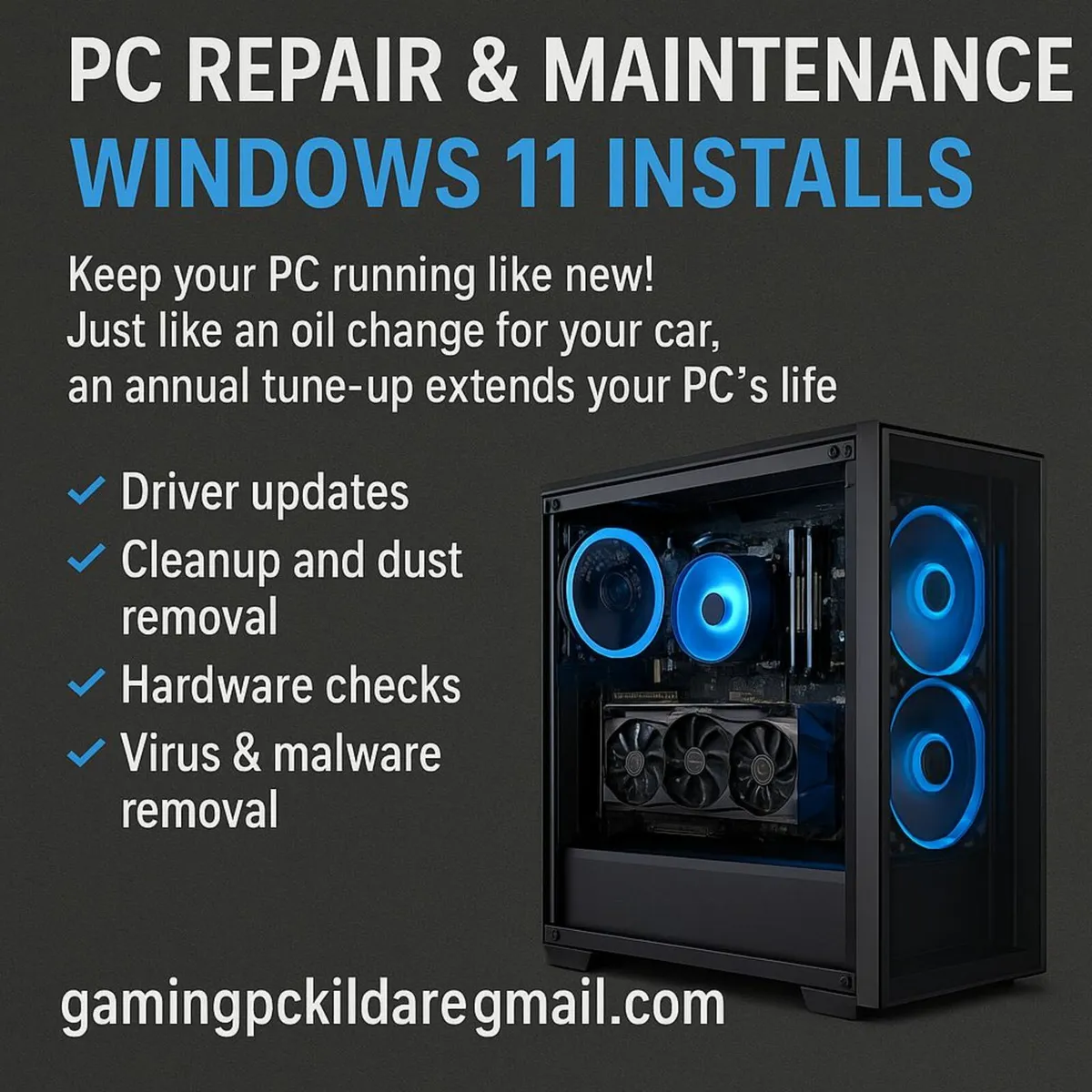 PC Repair & Maintenance – Windows 11 Installs - Image 1