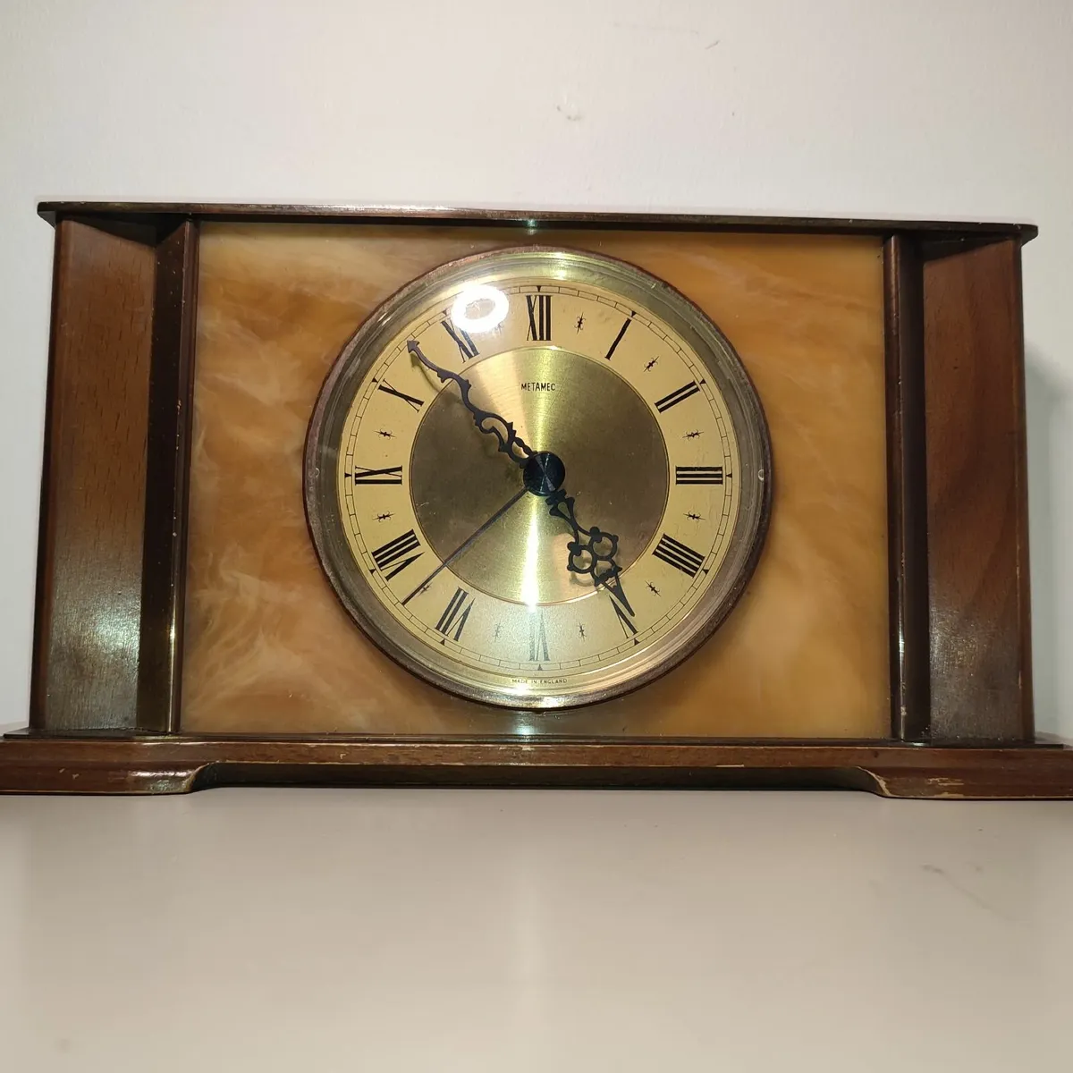 Table clock Vintage Metamec Quartz Mantle Clock Go - Image 1