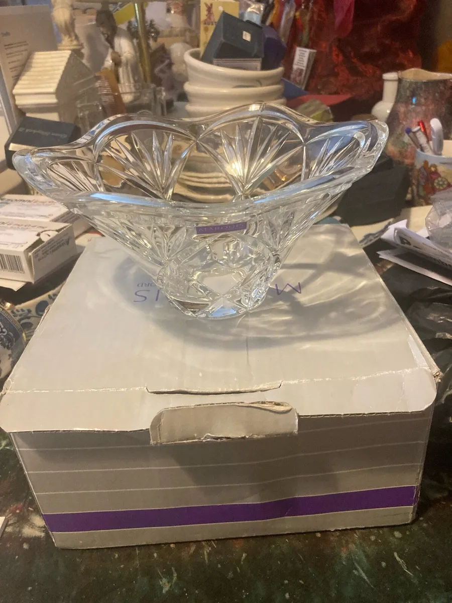 Waterford crystal bowl with box free postage - Image 1