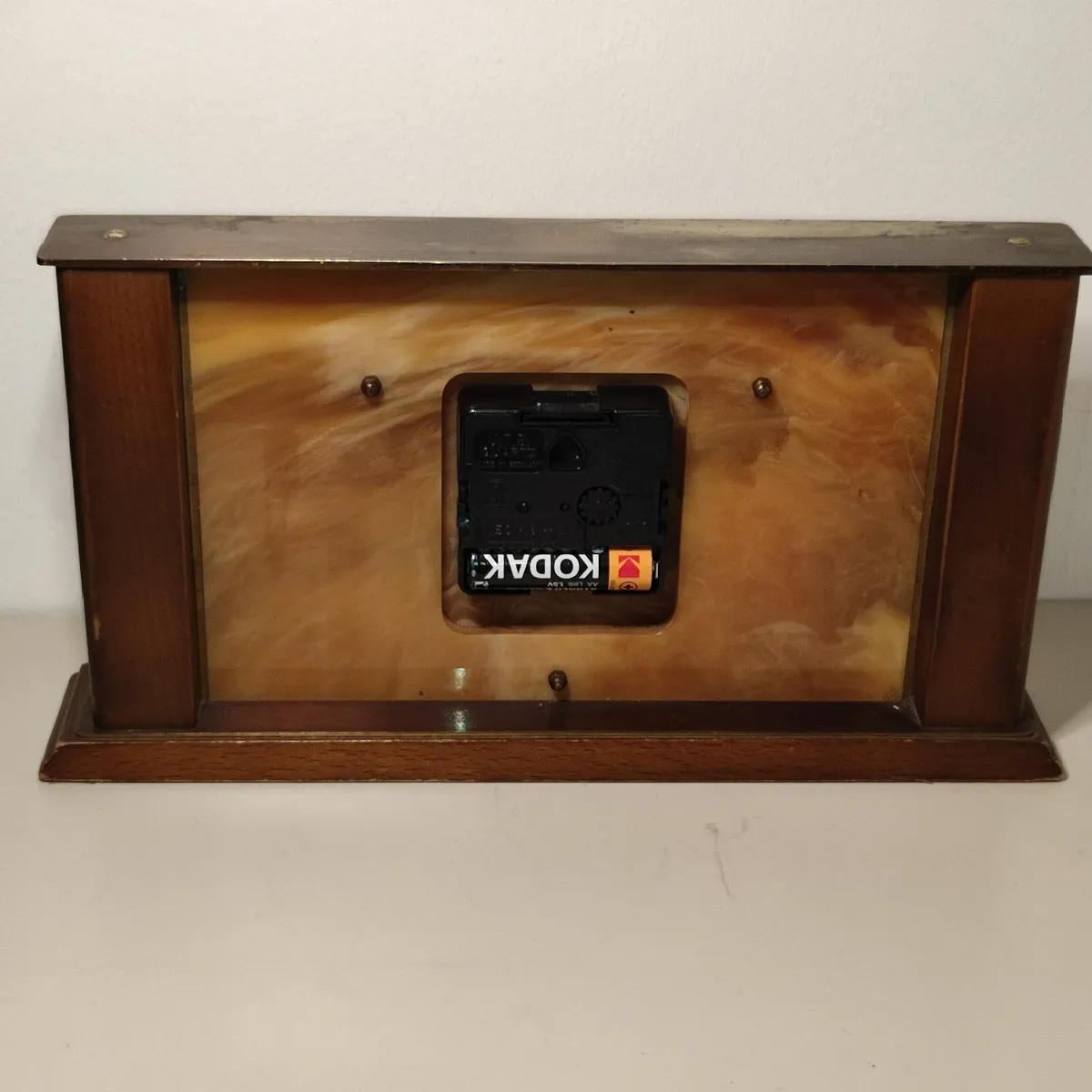 Table clock Vintage Metamec Quartz Mantle Clock Go - Image 3