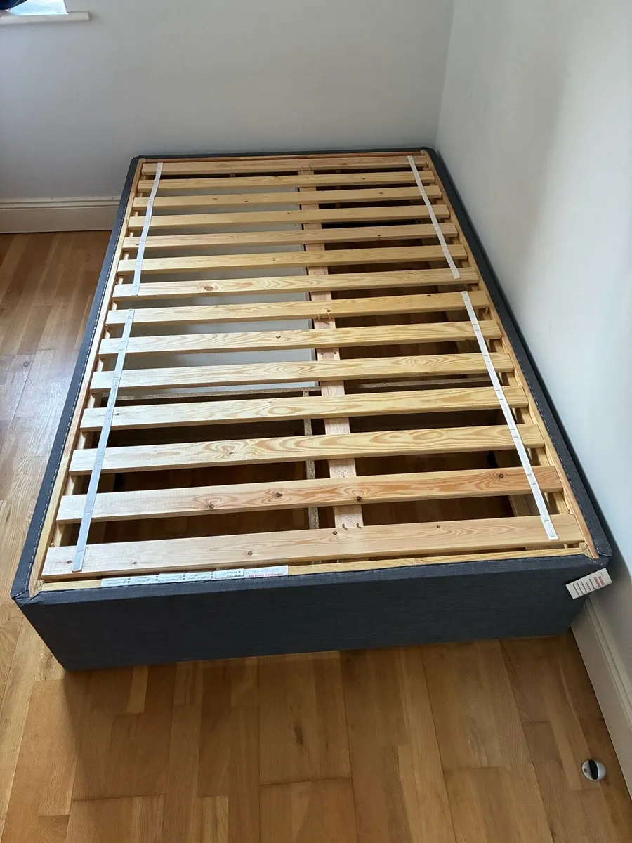 4ft Devan bed with storage and mattress. - Image 2