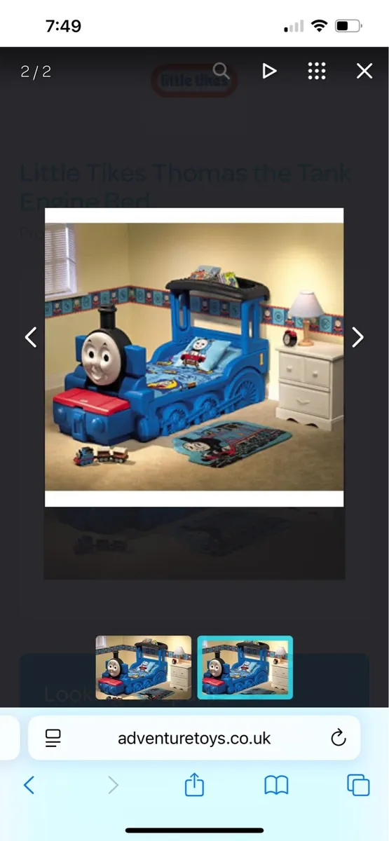 Thomas the tank engine bed - Image 2