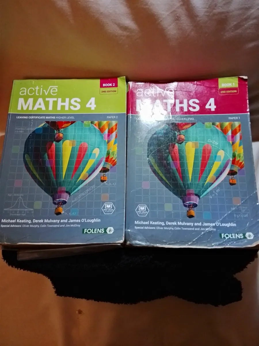 Leaving cert Maths Active Maths 4 Book 1&2 HL - Image 1