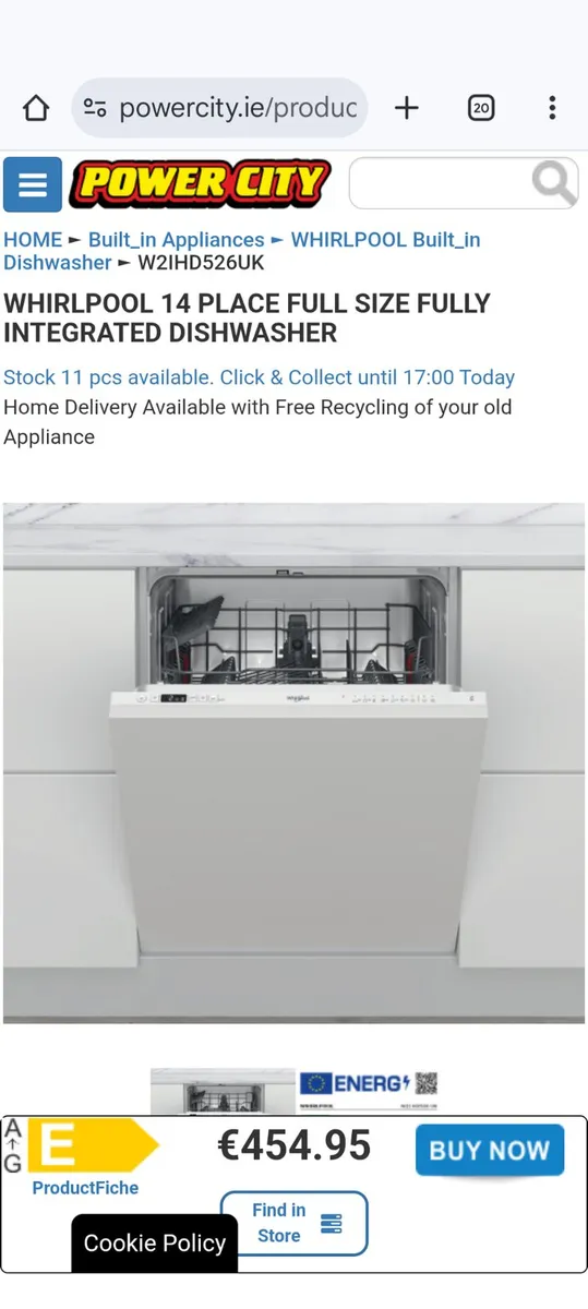 Integrated Dishwasher - Image 2