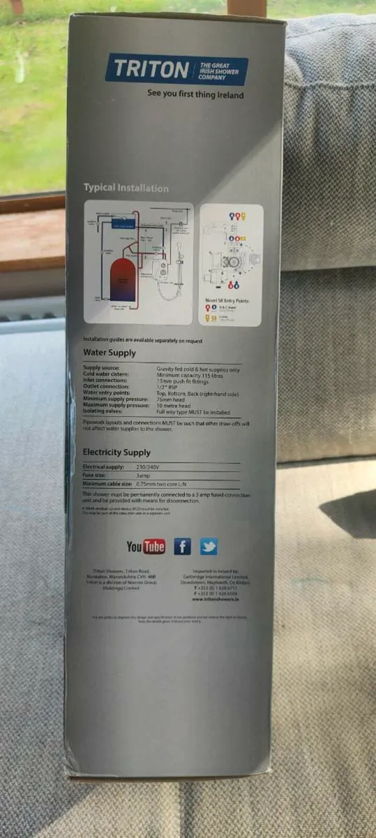 Triton novel sr electric shower - Image 4