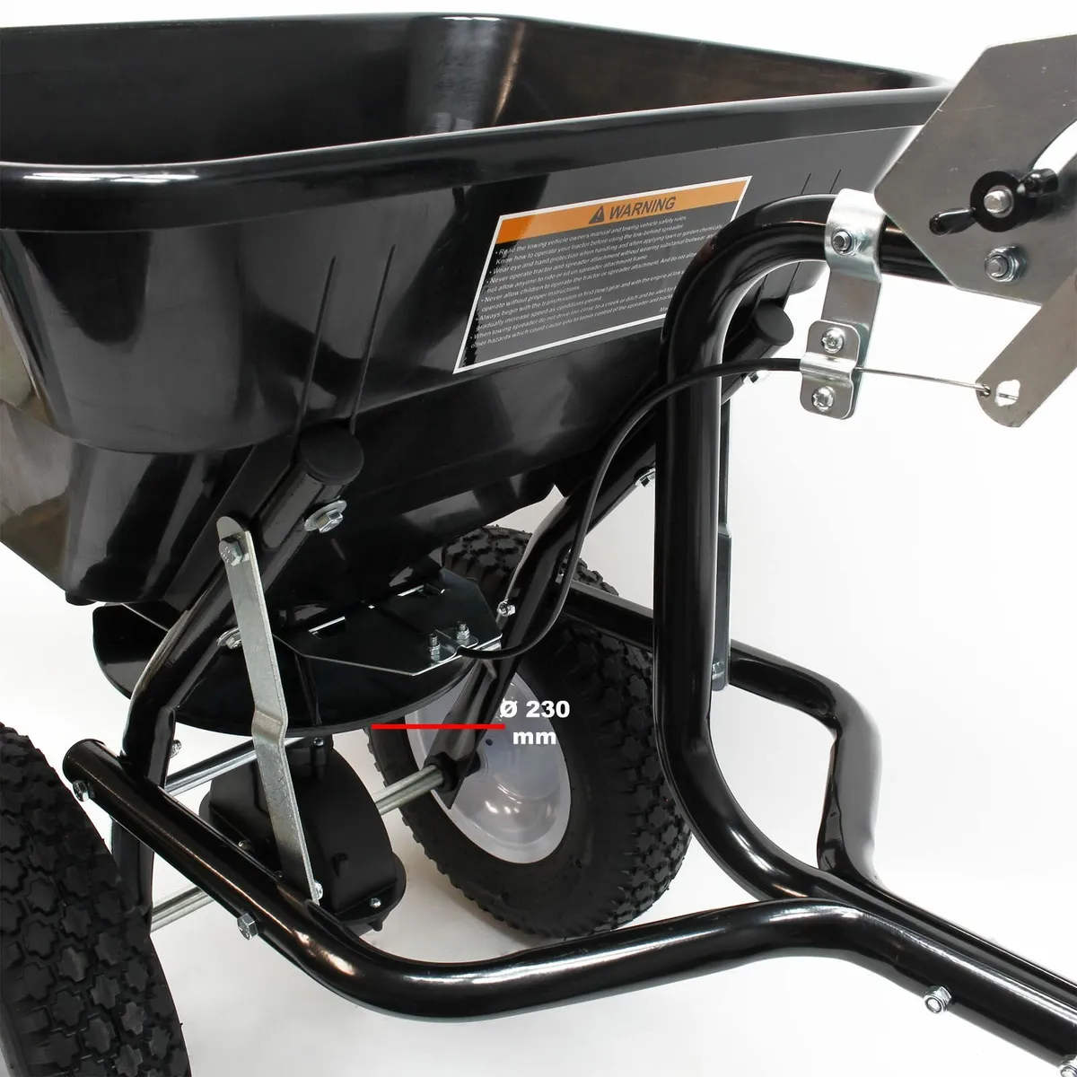 Spreader with 29L Capacity for Ride-on Lawnmower - Image 2