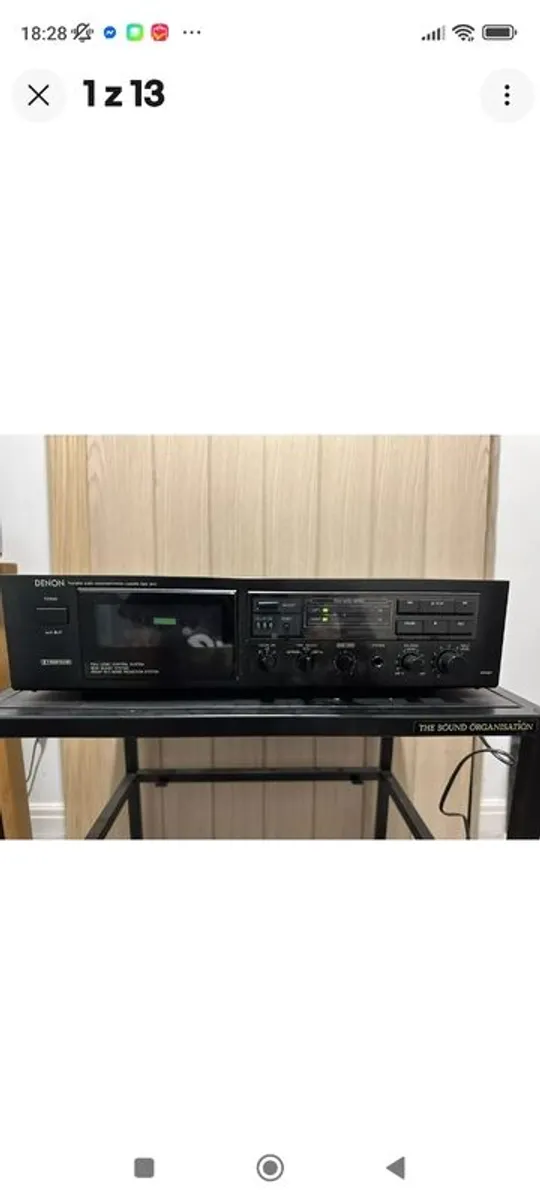 Denon DR-M07 PRECISION audio Component Stereo Cassette Tape Deck - Image 1