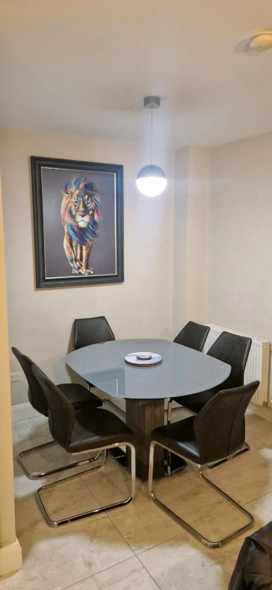 Dining Table + 6 chairs. - Image 1