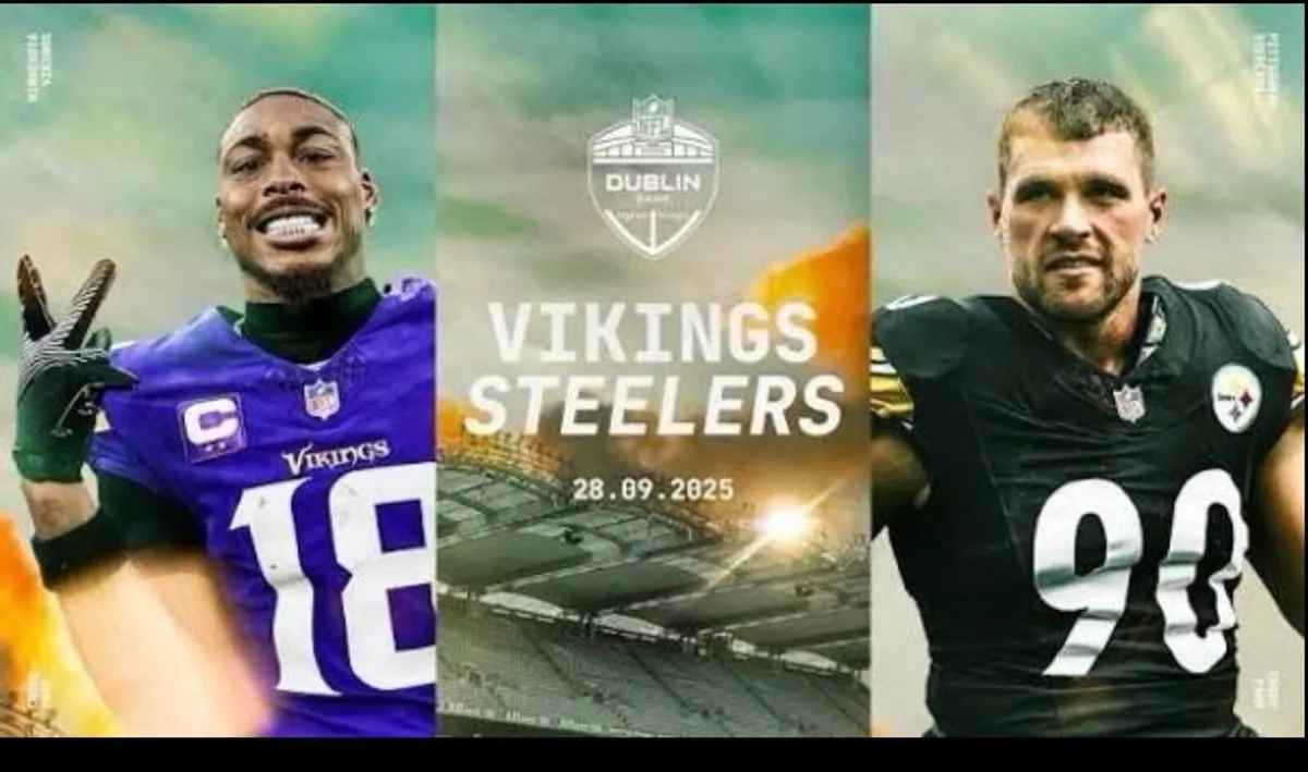 4 x Steelers vs Vikings tickets block 327 - Image 1